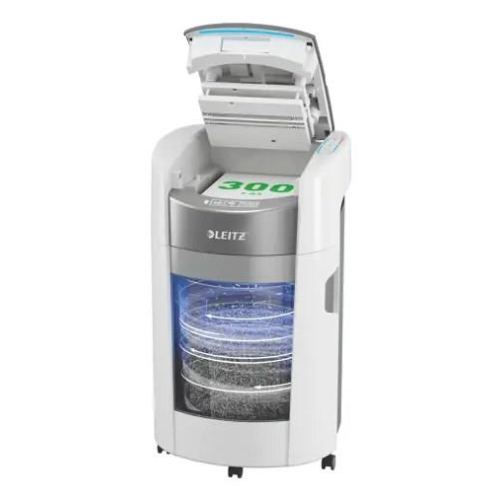 Niszczarka Leitz IQ Optimax AutoFeed 300, P5, 300 kartek, 25 l kosz