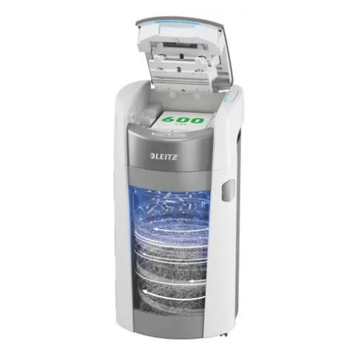 Niszczarka Leitz IQ Optimax AutoFeed 600, P4, 600 kartek, 50 l kosz
