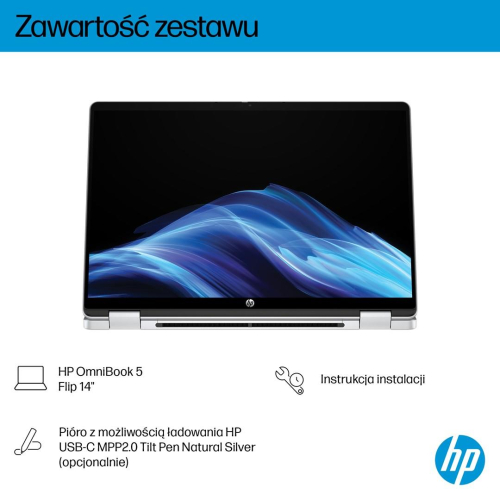HP OmniBook 5 Flip 14-fp0216nw Core 7 150U 14.0