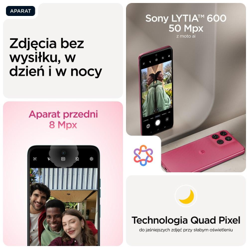 Motorola Moto G57 5G Power 12/256GB Pink-24745130