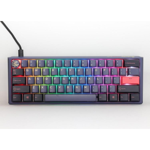 Ducky One 3 Cosmic Blue Mini Gaming Tastatur, RGB LED - MX-Ergo-Clear-24870075