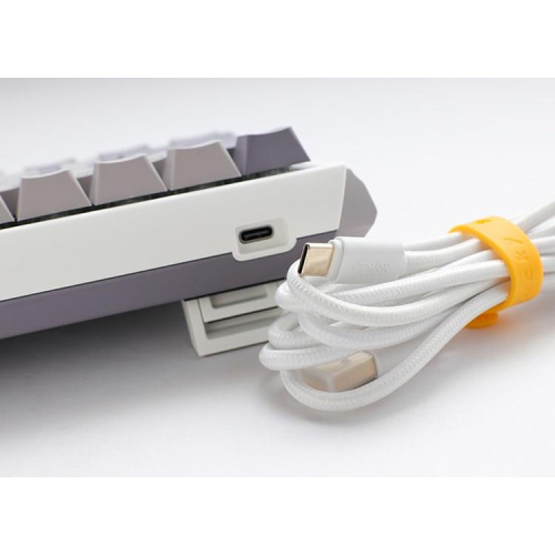 Ducky One 3 Mist Grey Mini Gaming Tastatur, RGB LED - MX-Silent-Red-24870119