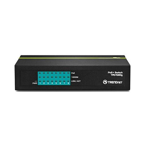 Przełącznik TRENDnet 8 portów Gbit PoE+ 123W Metal-24874064