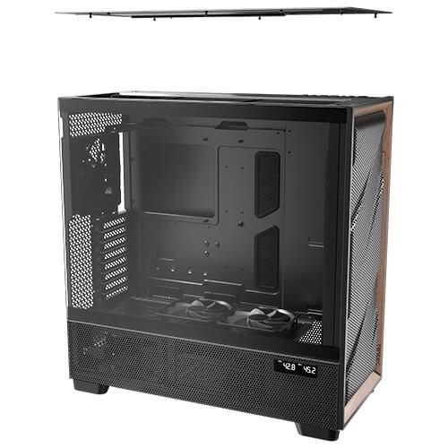 Antec FLUX PRO Full Tower Czarny, Drewno-24885211