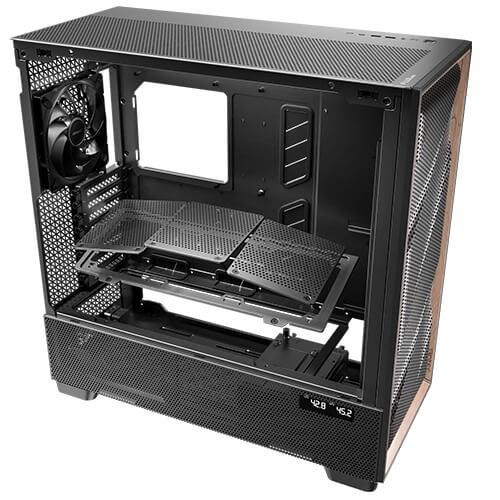 Antec FLUX PRO Full Tower Czarny, Drewno-24885212