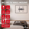 MACLEAN UCHWYT WIESZAK DO TV 32-55'' UCHWYT / WIESZAK DO TV MACLEAN, MAX VESA 400X400, 32-55