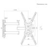 MACLEAN UCHWYT WIESZAK DO TV 32-55'' UCHWYT / WIESZAK DO TV MACLEAN, MAX VESA 400X400, 32-55