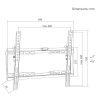 MACLEAN UCHWYT WIESZAK DO TV 37-86'' UCHWYT / WIESZAK DO TV MACLEAN, MAX VESA 600X400, 37-86