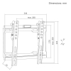 MACLEAN UCHWYT WIESZAK DO TV 13-43'' UCHWYT / WIESZAK DO TV MACLEAN, MAX VESA 200X200, 13-43