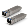 Extralink SFP+ 10G 2-pack | Moduł SFP+ | 10Gbps, LC/UPC, 1310nm, 2km, single mode, DOM (EX.35917) moduł przekaźników