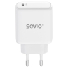 SAVIO ŁADOWARKA SIECIOWA LA-14 20W POWER DELIVERY 3.0, BIAŁA