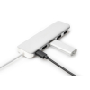 Digitus 4-portowy hub USB Type-C™ (USB 3.0) + PD-24999686