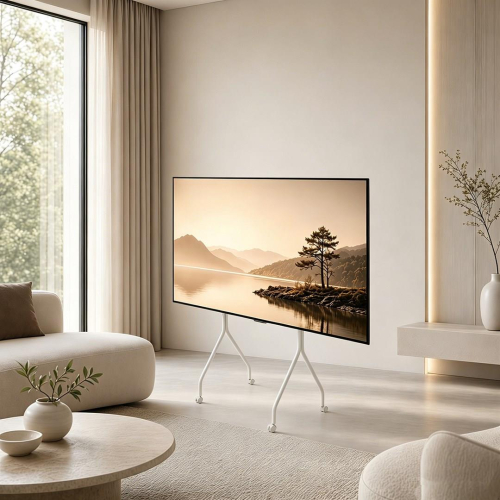 MACLEAN STAND POD TV STAND / WÓZEK DO TV MACLEAN, NA KÓŁKACH, 37-80