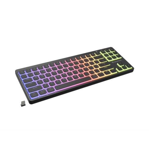 KLAWIATURA DLA GRACZY GENESIS THOR 430 TKL WIRELESS US CZARNA BEZPRZEWODOWA RGB MECHANICZNA OUTEMU P