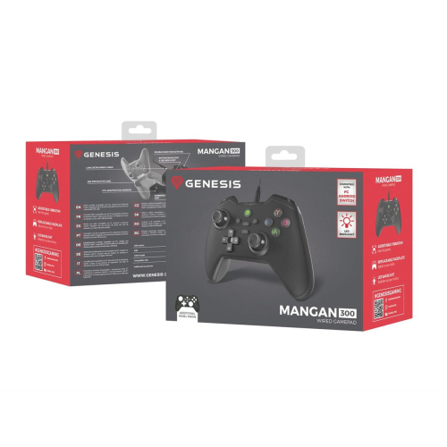 Gamepad do gier Mangan 300 Czarny Przewodowy-24976488