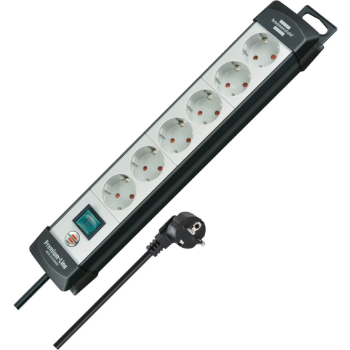 Brennenstuhl Steckdosenleiste Premium-Line 6x 5m sw