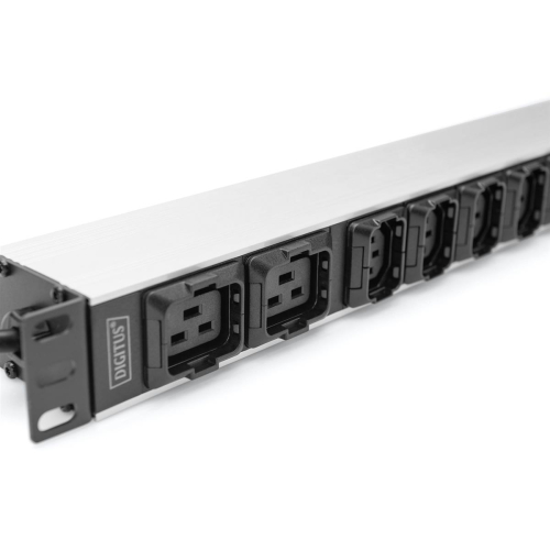 Digitus Listwa zasilająca z profilem aluminiowym, 10 gniazd, przewód zasilający 2 m, wtyczka IEC C20-24985815