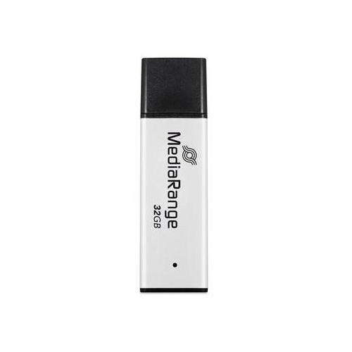 MediaRange MR1900 pamięć USB 32 GB USB Typu-A 3.2 Gen 1 (3.1 Gen 1) Czarny, Srebrny