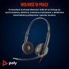Poly Blackwire 3220 Stereo USB-C Headset +USB-C/A Adapter (Bulk)-25000733