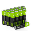 16x Akumulatorki Paluszki AA R6 2600mAh Ni-MH Baterie do ładowania Green Cell
