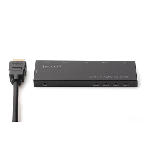 Splitter HDMI 4-portowy UHD4K 60Hz HDR HDCP 2.2 audio-25001276