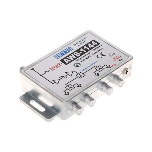Wzmacniacz antenowy ANTENOS STIPRINTUVAS AWS-1144 14 / 17dB