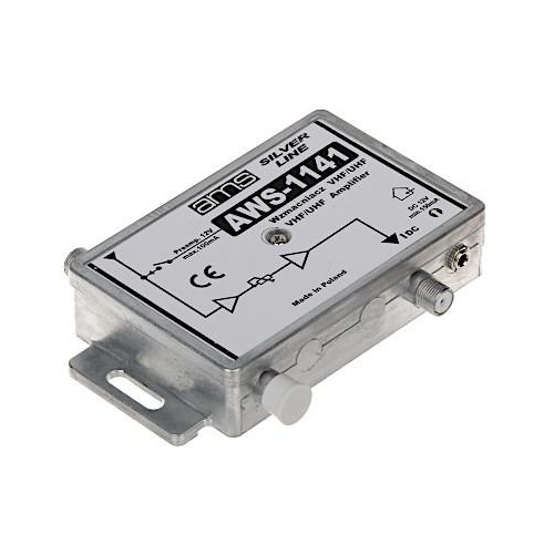 Antenowy wzmacniacz sygnału model AWS-1141 o wzmocnieniu 21dB