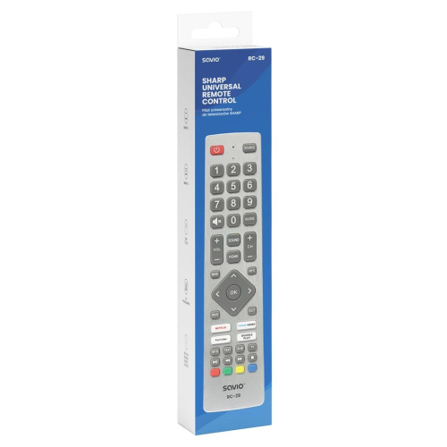 SAVIO PILOT UNIWERSALNY/ZAMIENNIK DO TV SHARP - SMART TV RC-29-25016293