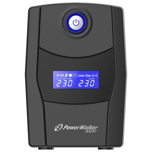 Zasilacz awaryjny UPS PowerWalker VI 600 STL Line-Interactive 600VA 2AC Wyjścia Tower