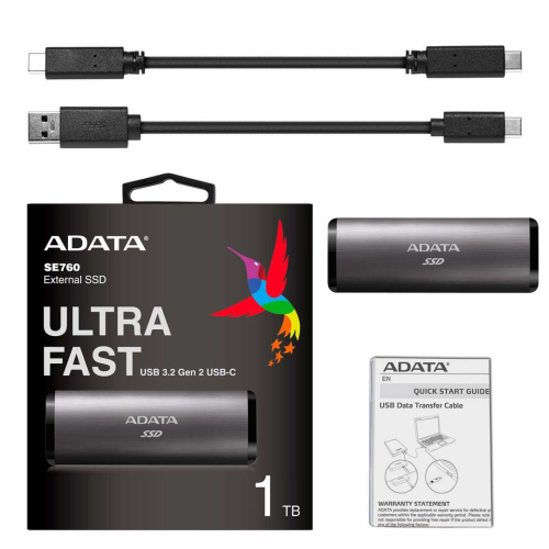 ADATA DYSK SSD External SE760 1TB USB-C 3.2-25035961