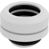 Corsair Hydro X Series XF Hardline Anschluss gerade G1/4 auf 14mm AD Hardtube - 4er Pack, weiß