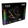 Inca INC-608GMS stojak na laptop Podstawka na notebooka Czarny 43,2 cm (17