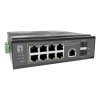 LevelOne IGP-1091 Zarządzany L3 2.5G Ethernet (100/1000/2500) Obsługa PoE Montaż na biurku/ścianie Czarny-25154633