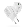 EVERACTIVE ŁADOWARKA SIECIOWA GAN 1 X USB, 1 X USB-C QUICK CHARGE 3.0 20W BIAŁA SC-330Q-25158447