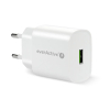 EVERACTIVE ŁADOWARKA SIECIOWA GAN 1 X USB, 2 X USB-C QUICK CHARGE 4+ 67W CZARNA SC-670Q-25158452