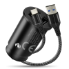 EVERACTIVE ŁADOWARKA SAMOCHODOWA 2 X USB CZARNA + KABEL CC-25C