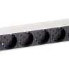 Equip 333293 rozdzielacz zasilania PDU 8 x gniazdo sieciowe 1U Czarny, Srebrny-25158884