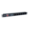 Equip 333317 rozdzielacz zasilania PDU 6 x gniazdo sieciowe 1U
