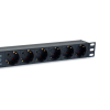 Equip 333317 rozdzielacz zasilania PDU 6 x gniazdo sieciowe 1U-25158908
