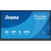 iiyama TN6505A-B1AG signage display Interaktywny płaski panel 163,8 cm (64.5") 500 cd/m2 4K Ultra HD Czarny Ekran dotykowy