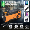 Extralink EX.93746 RADIO AWARYJNE SOLARNE Z KORBKA DYNAMO POWERBANK 4000MAH Z LATARKA SOS SR-4000 Przenośny Analogowy-2