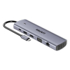 UNITEK D1113BGY01 huby i koncentratory 2 x USB 3.2 Gen 2 (3.1 Gen 2) Type-C 1000 Mbit/s Szary-25173902