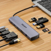 UNITEK D1113BGY01 huby i koncentratory 2 x USB 3.2 Gen 2 (3.1 Gen 2) Type-C 1000 Mbit/s Szary-25173903