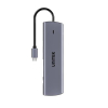 UNITEK D1113BGY01 huby i koncentratory 2 x USB 3.2 Gen 2 (3.1 Gen 2) Type-C 1000 Mbit/s Szary-25173907