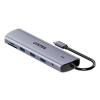 UNITEK D1113BGY01 huby i koncentratory 2 x USB 3.2 Gen 2 (3.1 Gen 2) Type-C 1000 Mbit/s Szary-25173910
