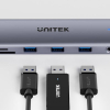 UNITEK D1113BGY01 huby i koncentratory 2 x USB 3.2 Gen 2 (3.1 Gen 2) Type-C 1000 Mbit/s Szary-25173911