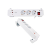 Equip 245556 rozgałęziacz 2 m 3 x gniazdo sieciowe Wewnętrzna Biały-25174001