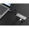 Conceptronic HUBBIES15G huby i koncentratory USB 3.2 Gen 2 (3.1 Gen 2) Type-C 10000 Mbit/s Szary-25174038