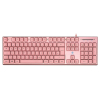 Deltaco Gaming GAM-021-RGB-P-DE klawiatura USB QWERTZ Niemiecki Różowy-25174287