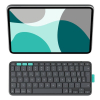 Logitech Flip Folio QWERTZ Niemiecki Bluetooth Grafitowy-25174411